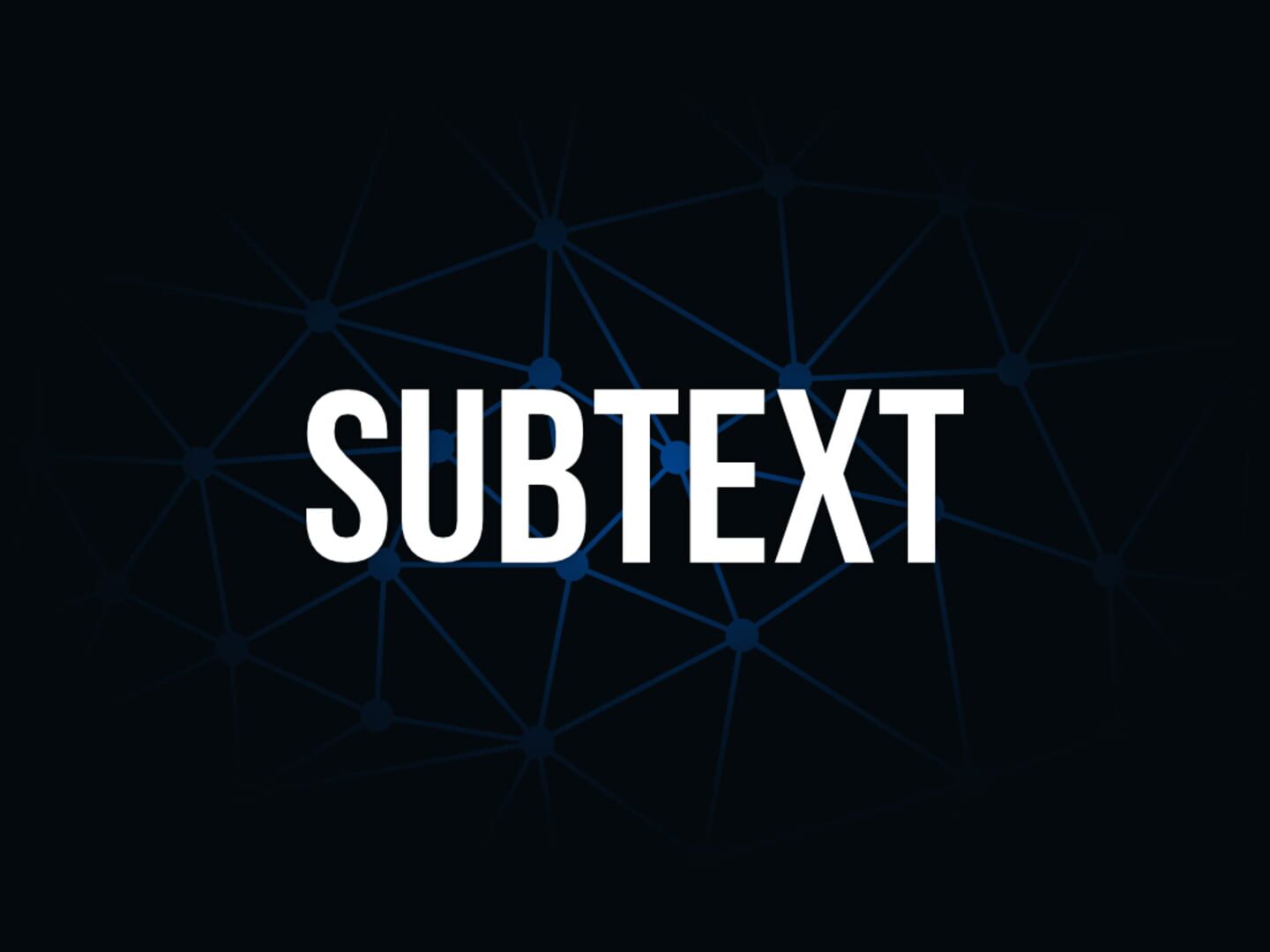 Subtext Cover