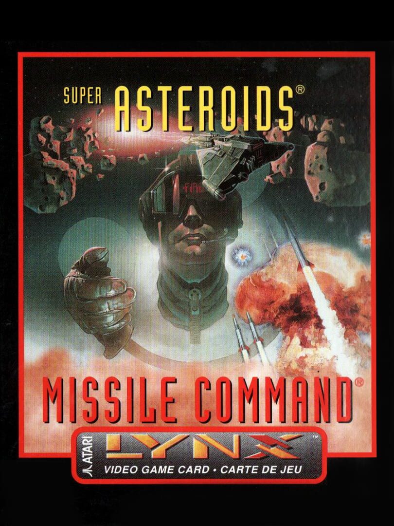 Portada de Super Asteroids & Missile Command