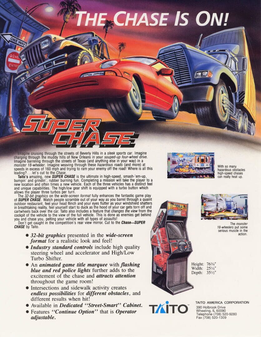 Copertina di Super Chase: Criminal Termination