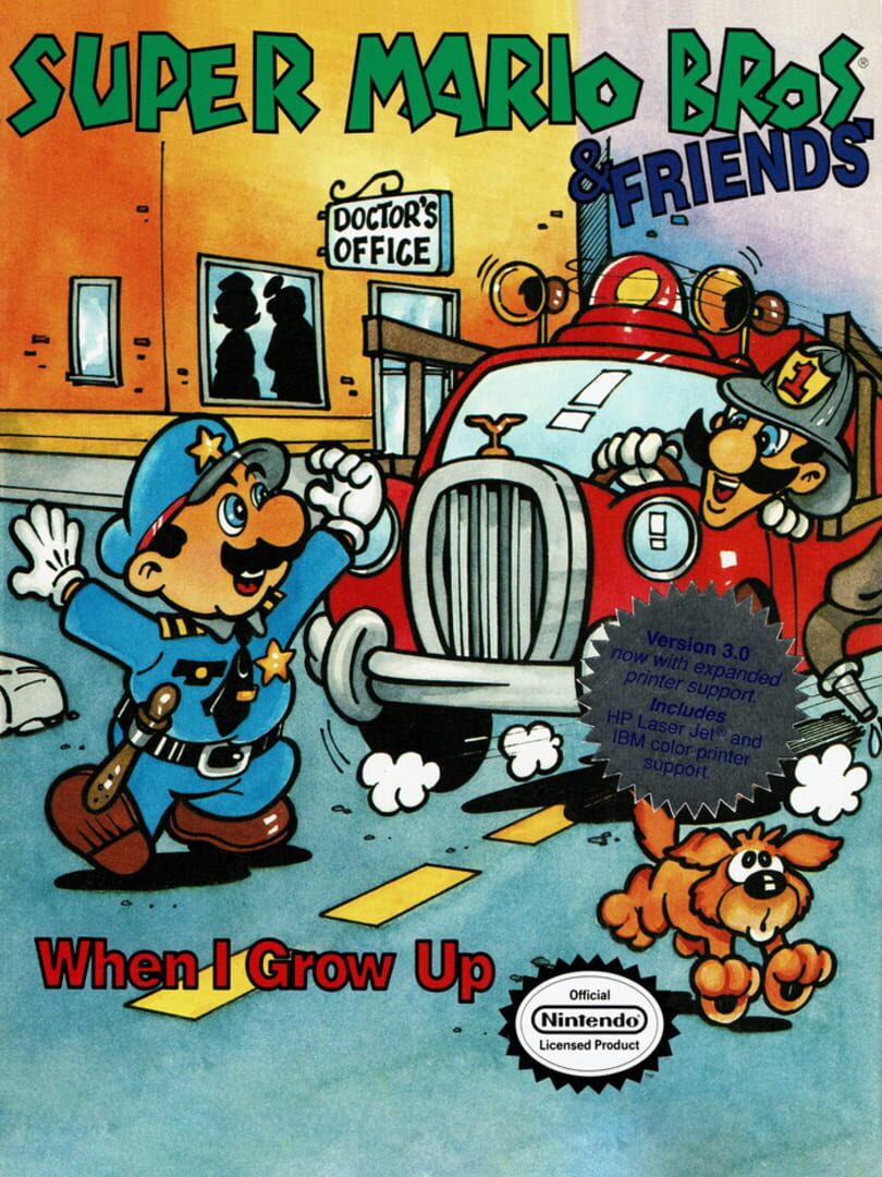 Super Mario Bros. & Friends: When I Grow Up カバー
