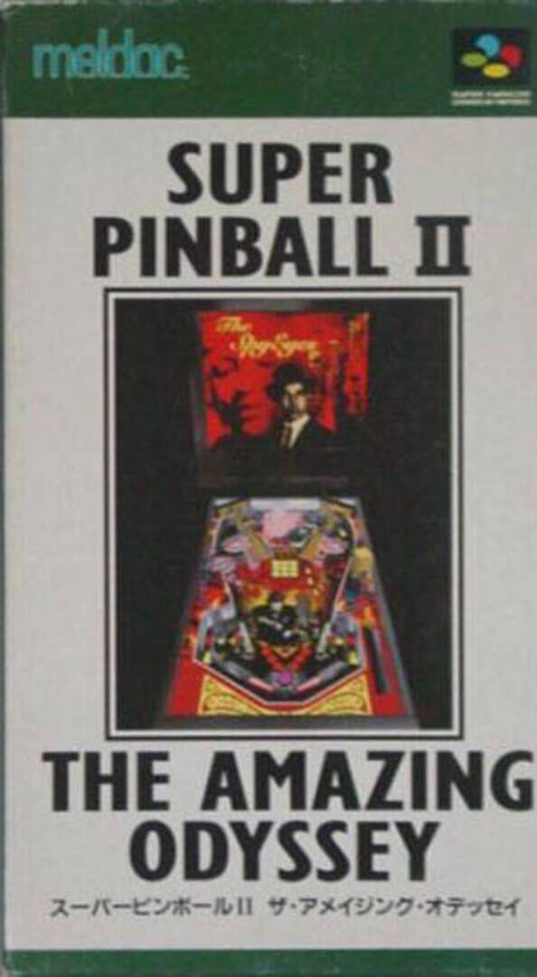 Super Pinball II: The Amazing Odyssey Kapağı