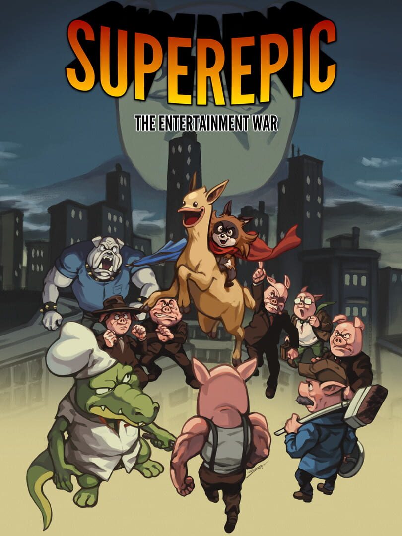 SuperEpic: The Entertainment War Kapağı