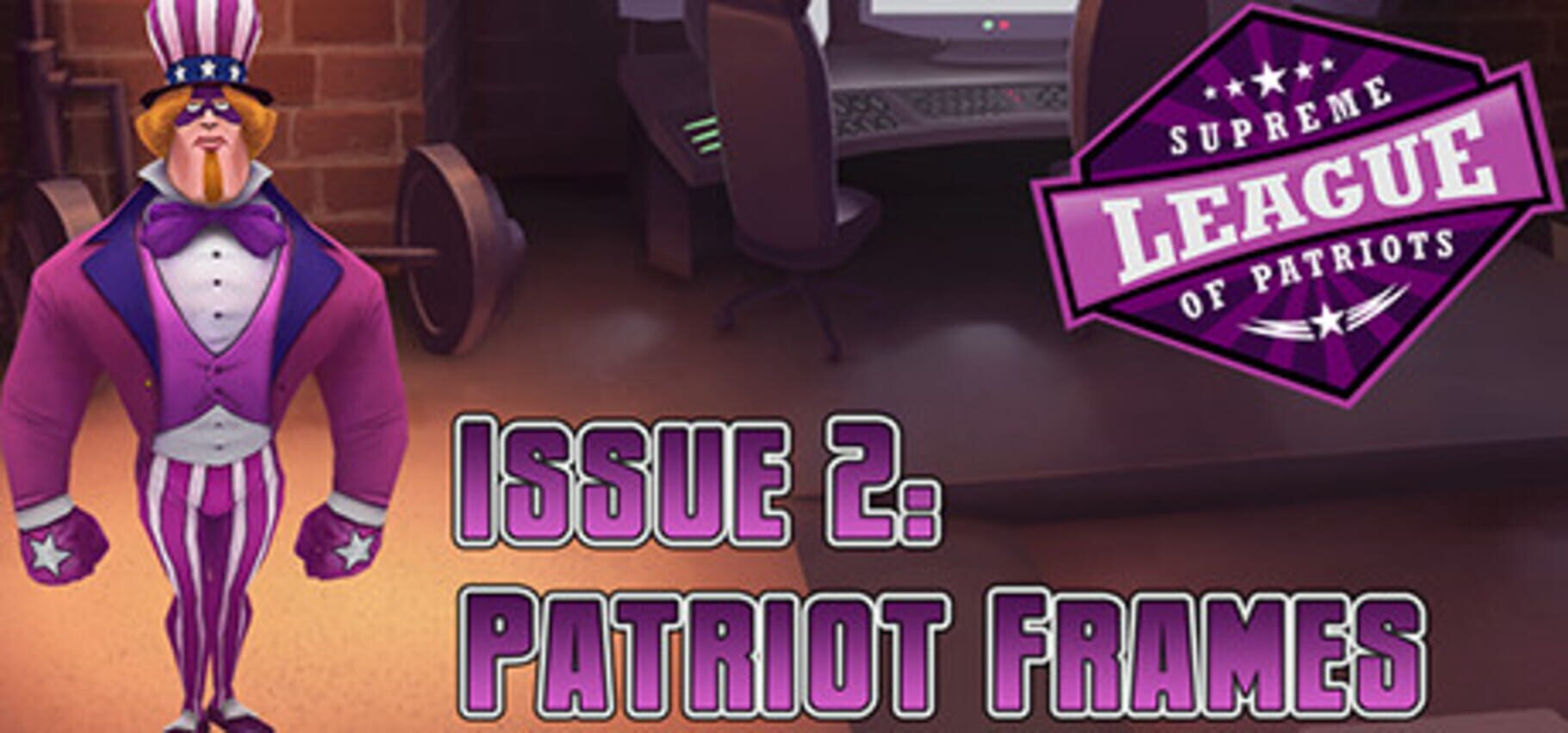 Supreme League of Patriots Issue 2: Patriot Frames Cover