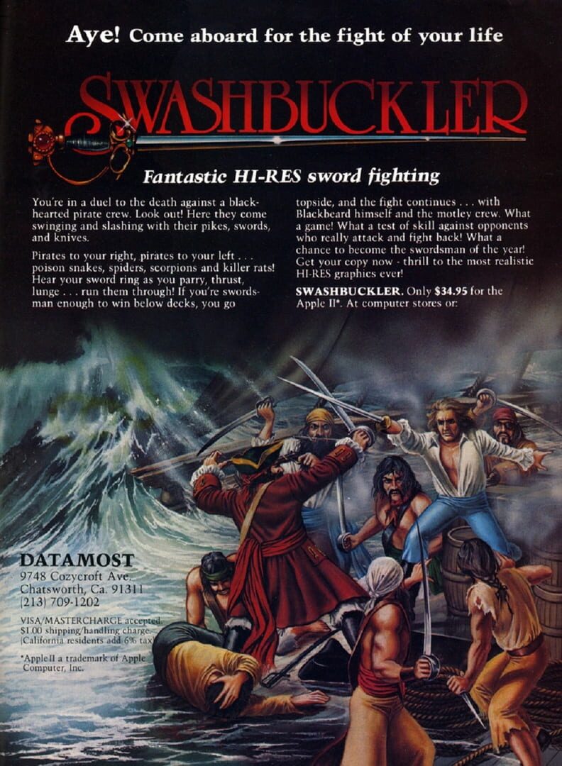 Capa de Swashbuckler
