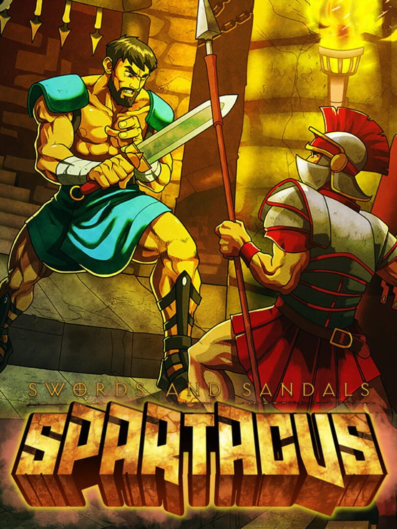 Copertina di Swords and Sandals Spartacus