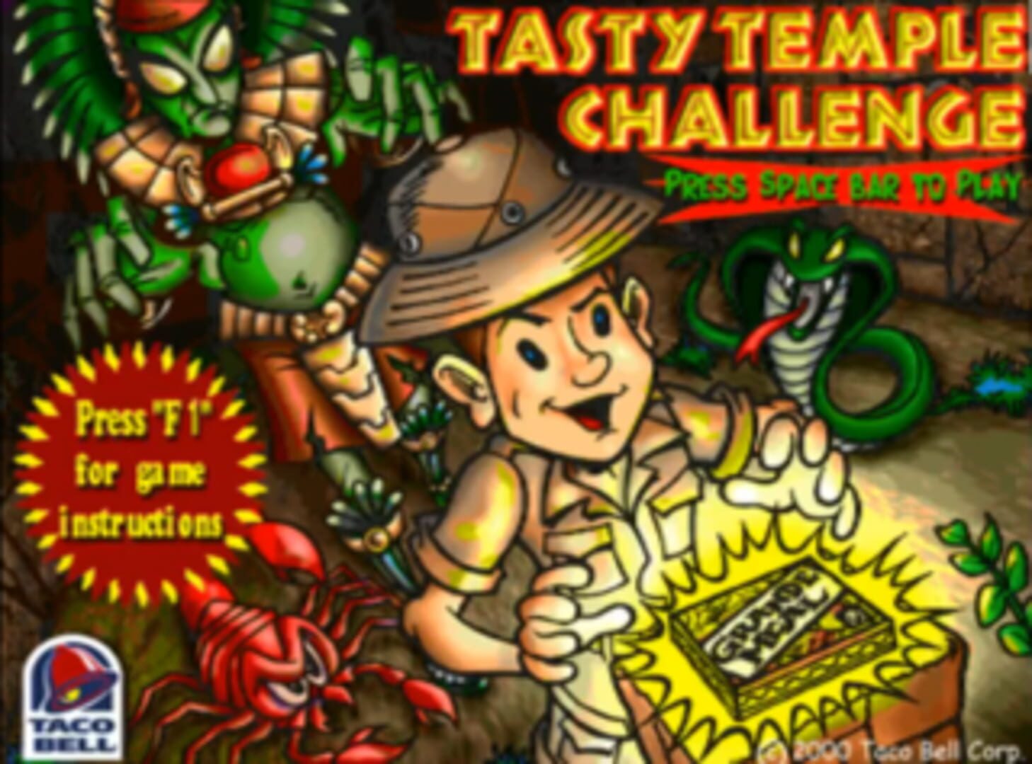 Capa de Taco Bell: Tasty Temple Challenge