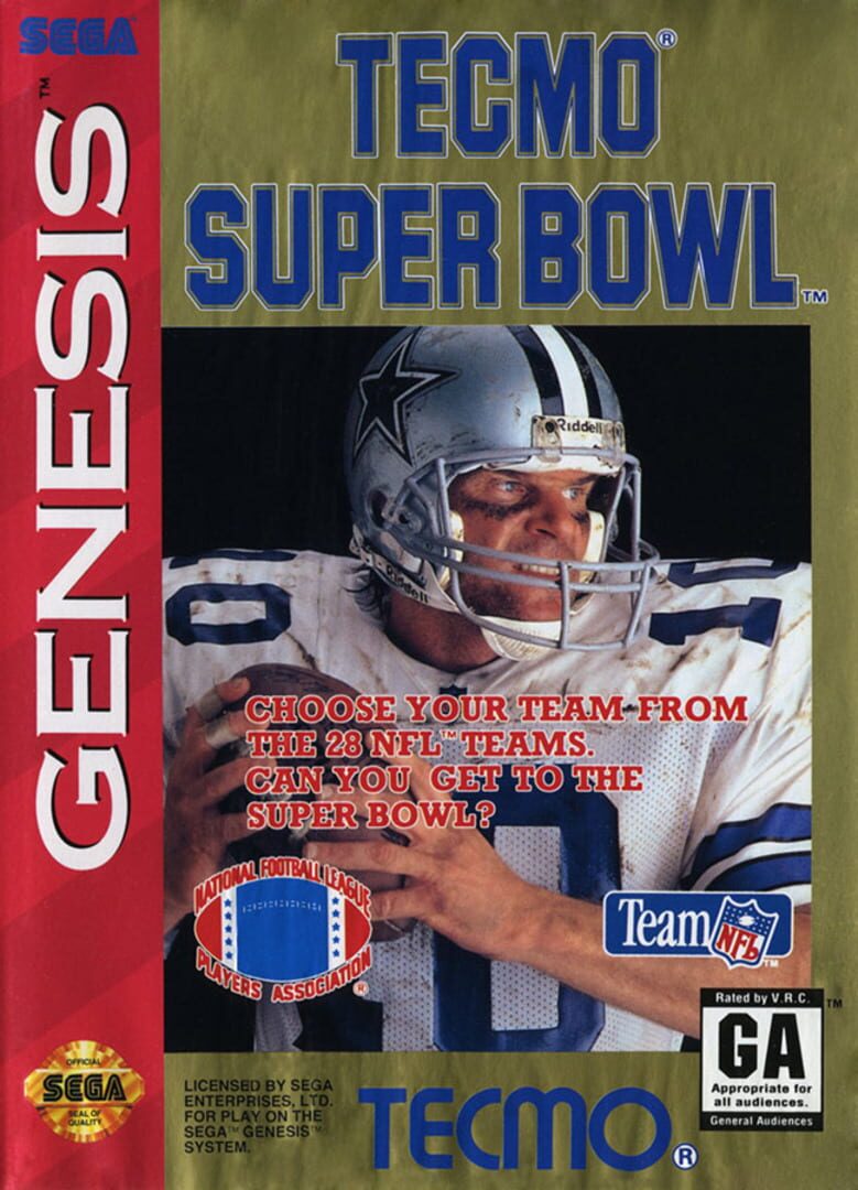 Portada de Tecmo Super Bowl