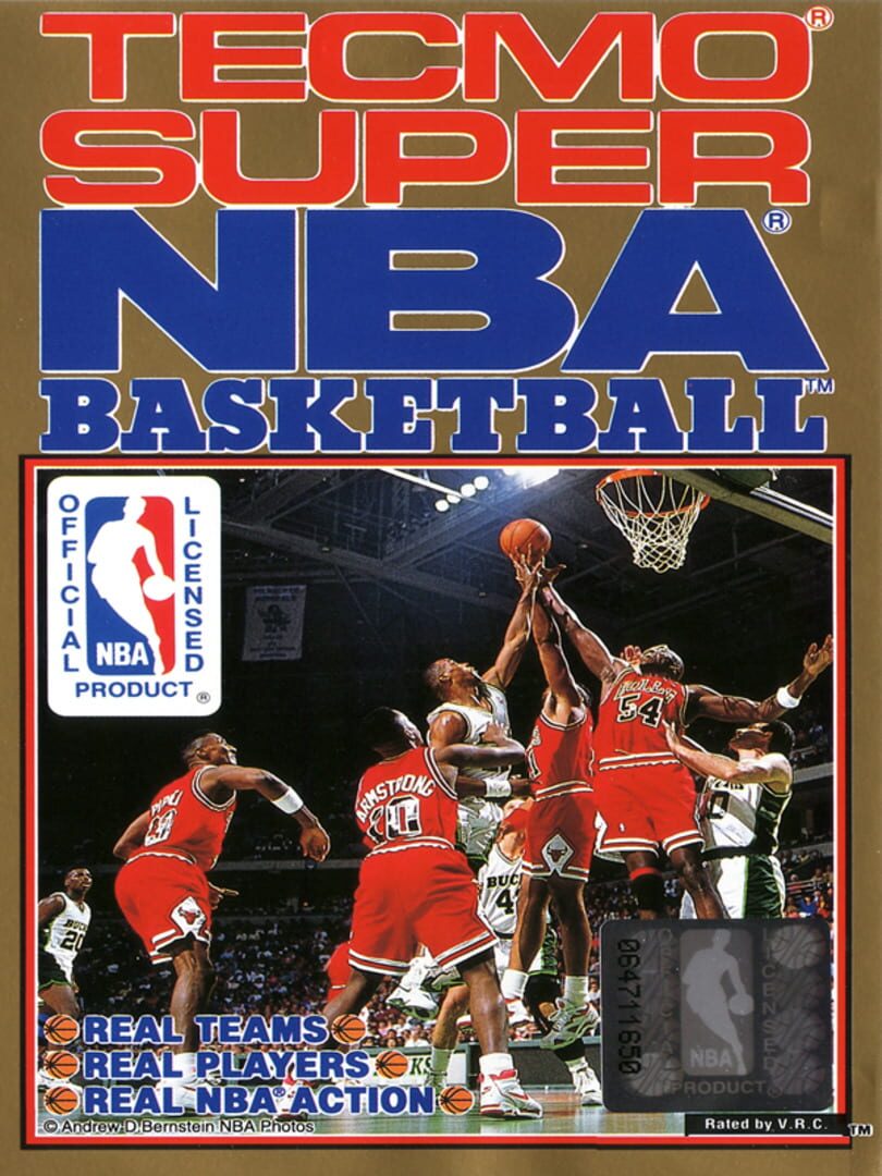 Couverture de Tecmo Super NBA Basketball