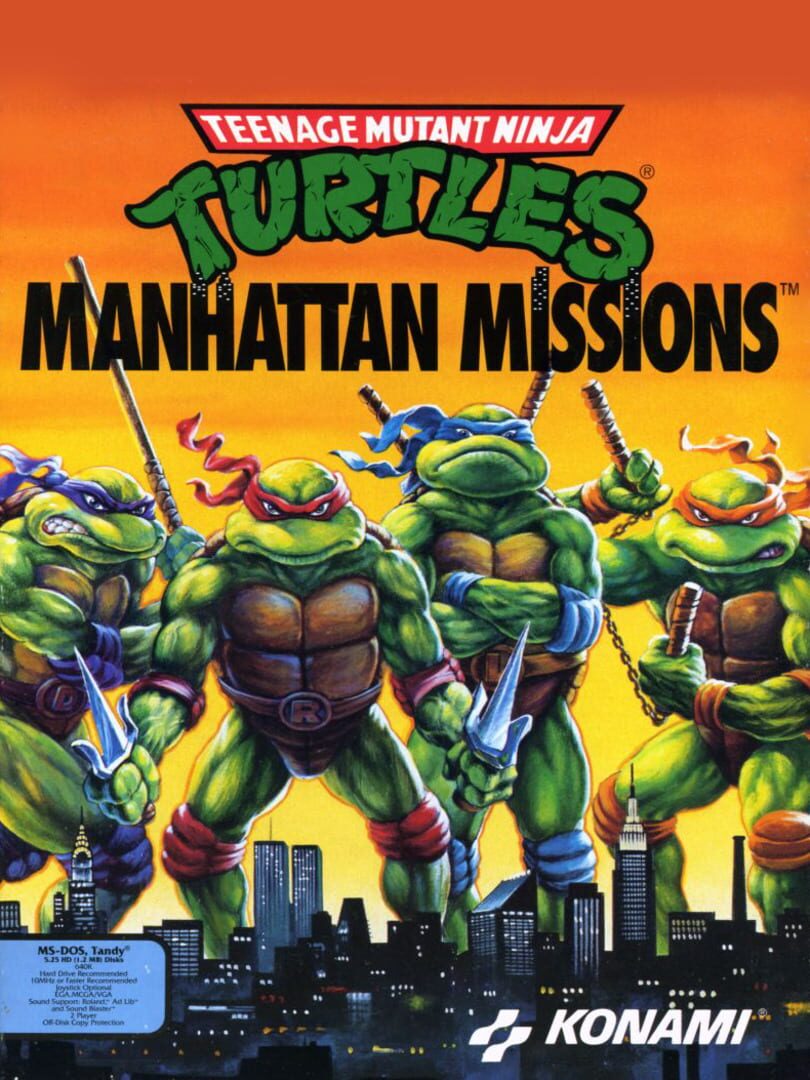 Teenage Mutant Ninja Turtles: Manhattan Missions カバー