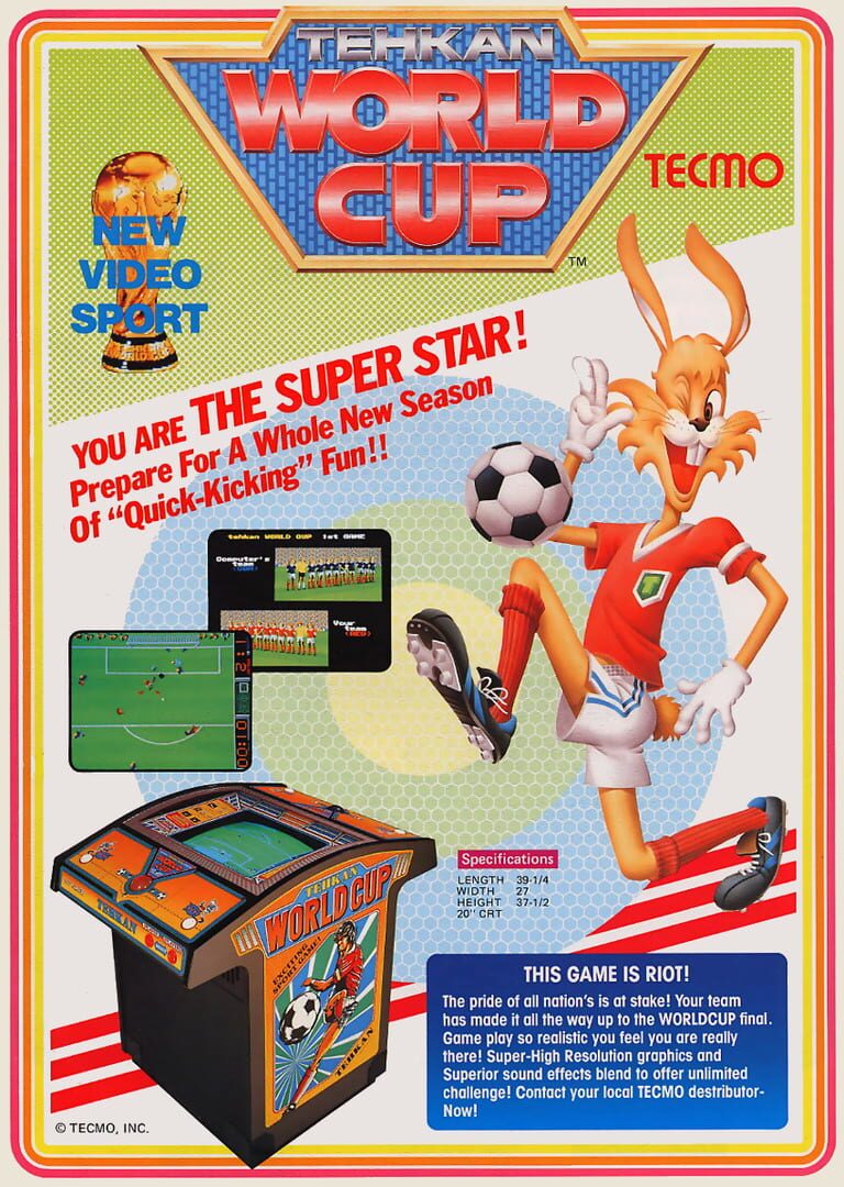 Tehkan World Cup カバー