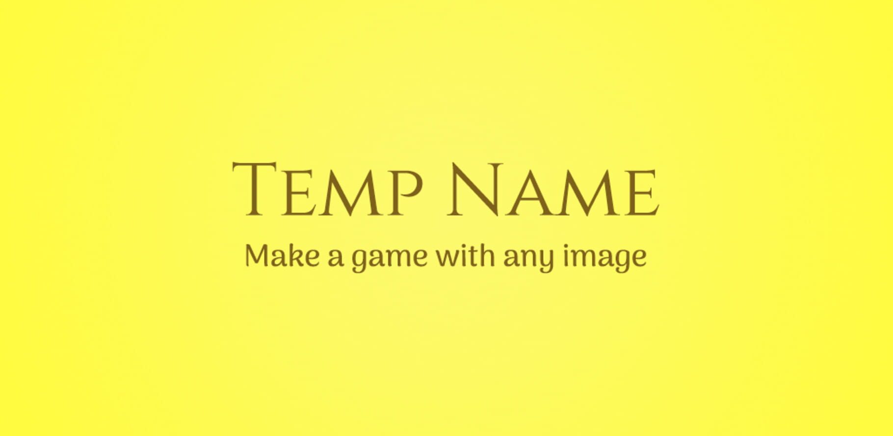 Temp Name - Customizable Space Shooter Kapağı