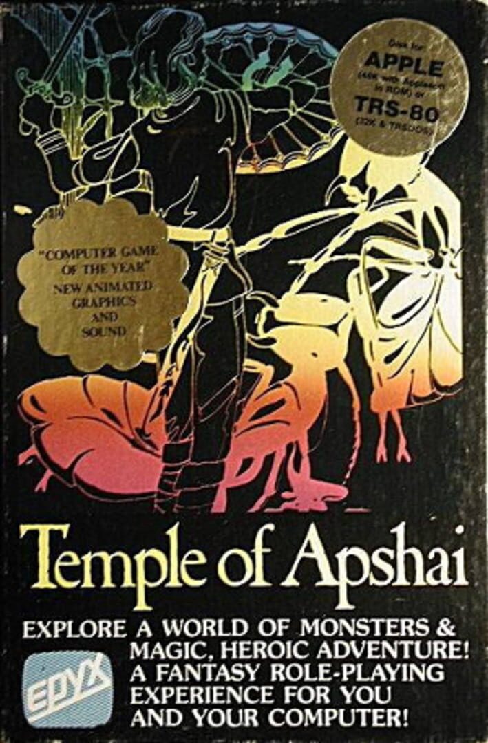 Capa de Temple of Apshai