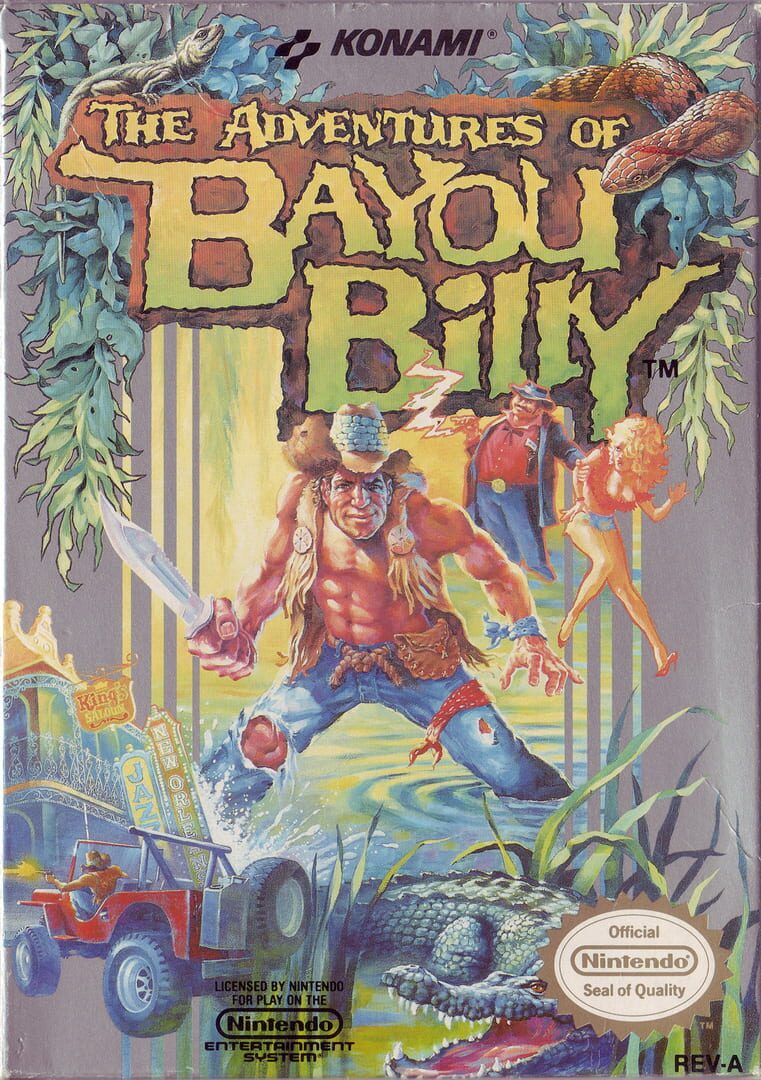 Portada de The Adventures of Bayou Billy