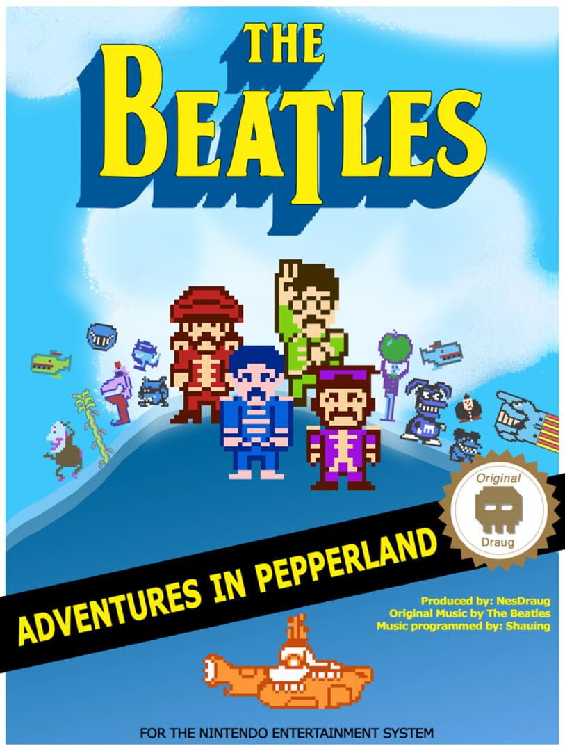 Capa de The Beatles Adventures in Pepperland