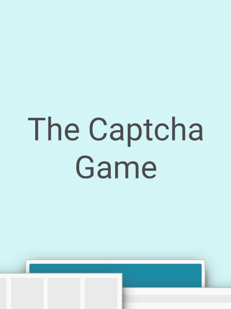 Capa de The Captcha Game