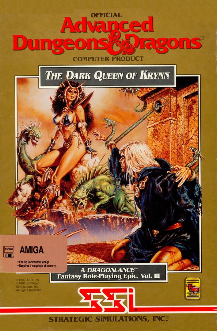 The Dark Queen of Krynn カバー