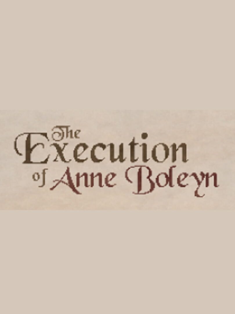 The Execution of Anne Boleyn カバー