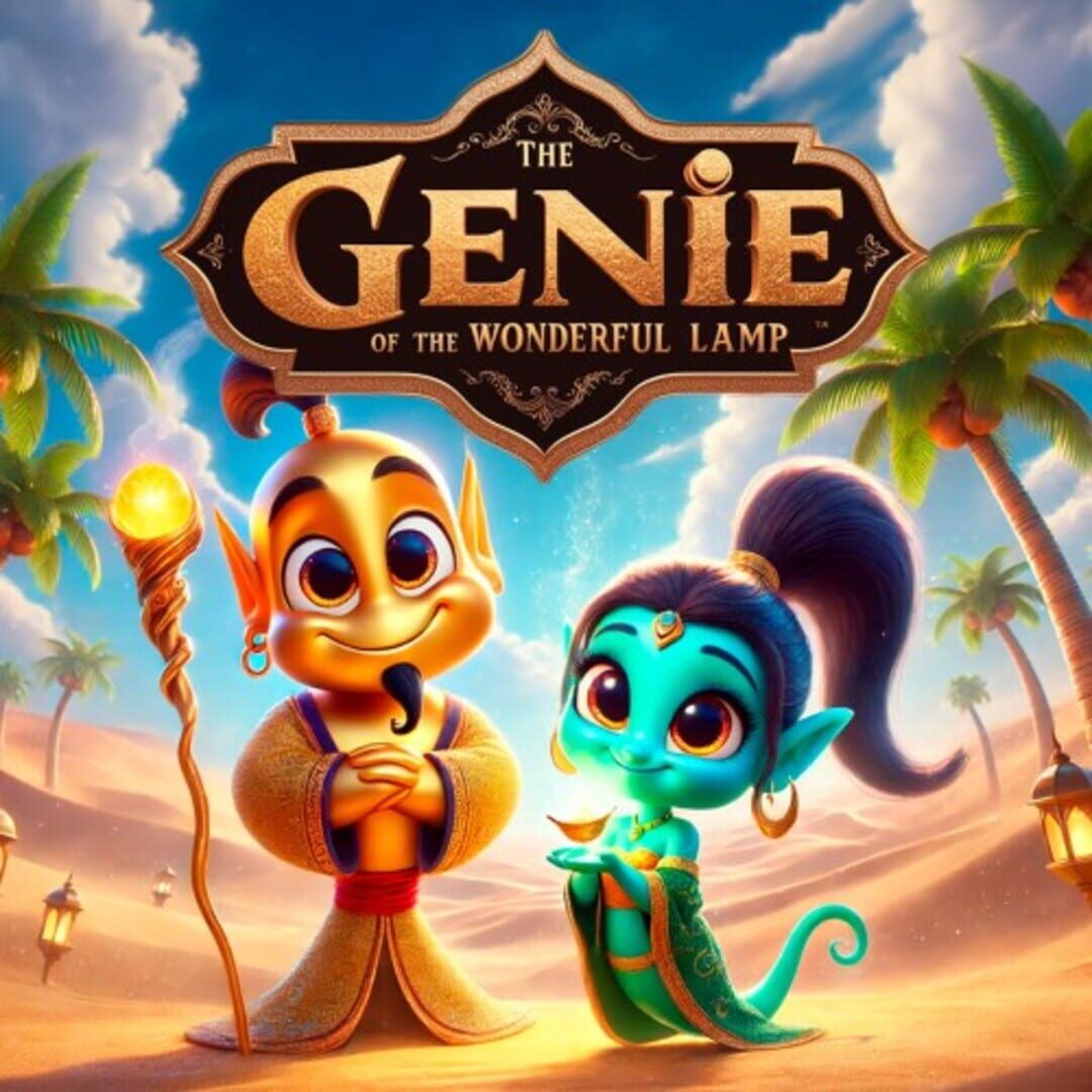Capa de The Genie of the Wonderful Lamp