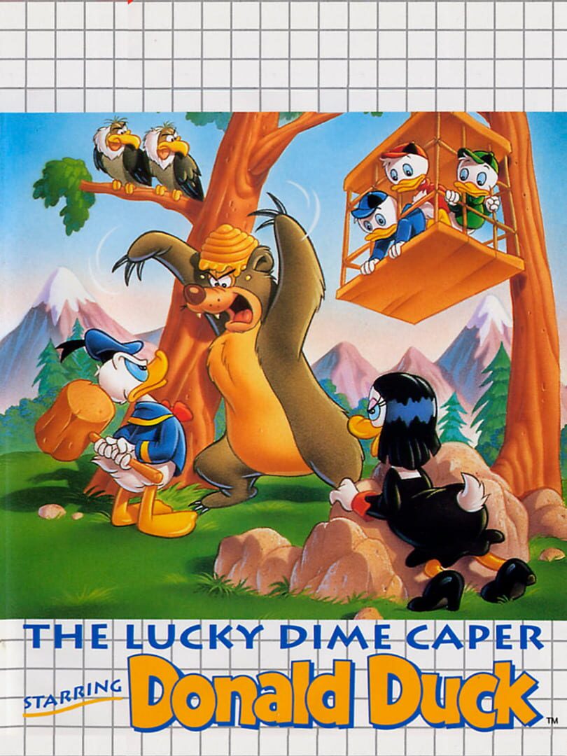 Portada de The Lucky Dime Caper starring Donald Duck
