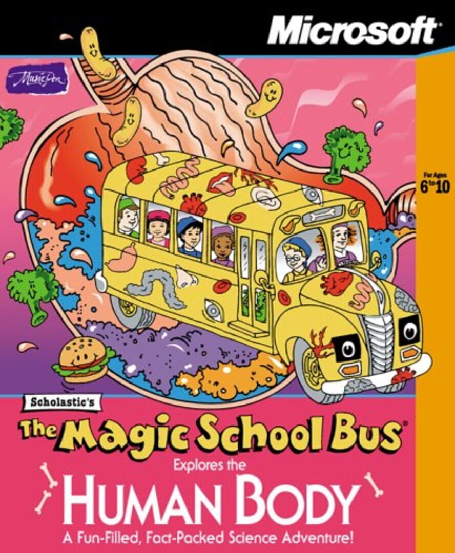The Magic School Bus Explores the Human Body カバー