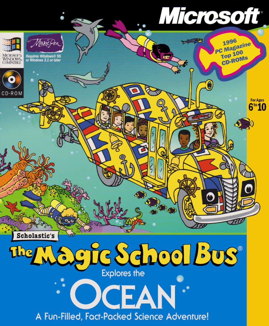 Couverture de The Magic School Bus Explores the Ocean