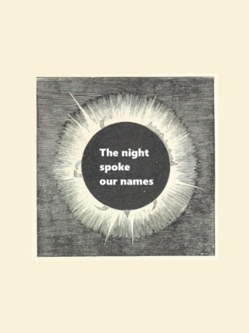 Copertina di The night spoke our names