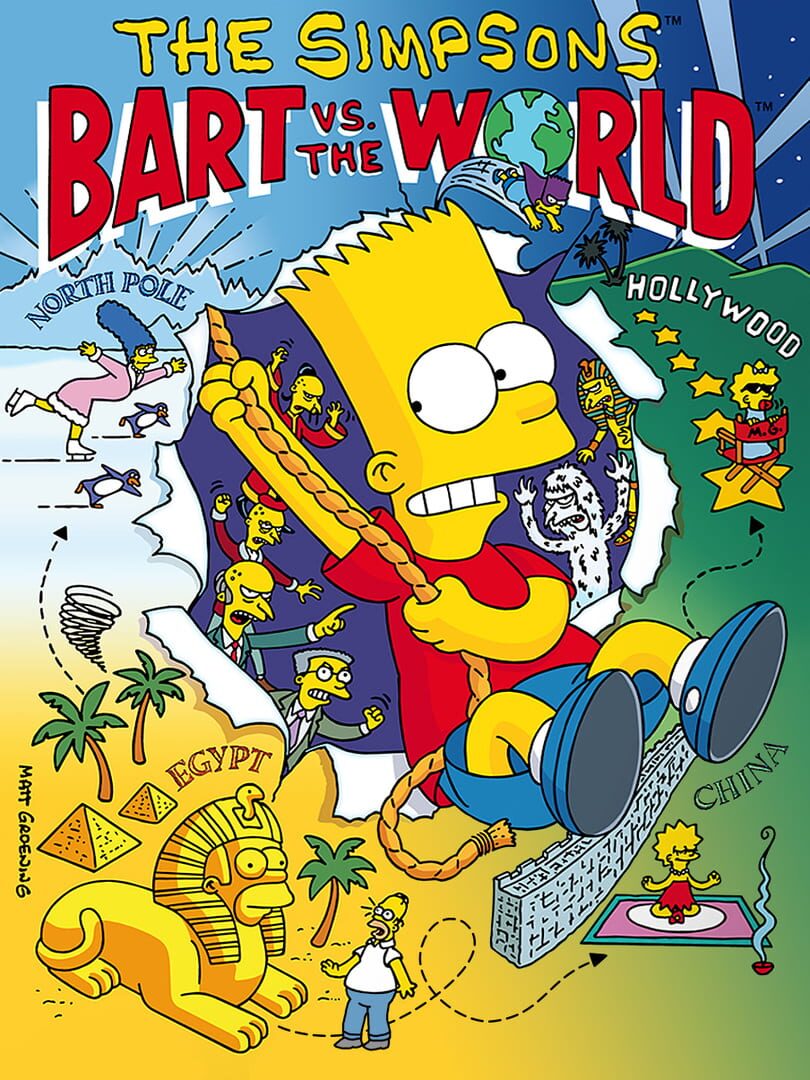 The Simpsons: Bart vs. the World Kapağı