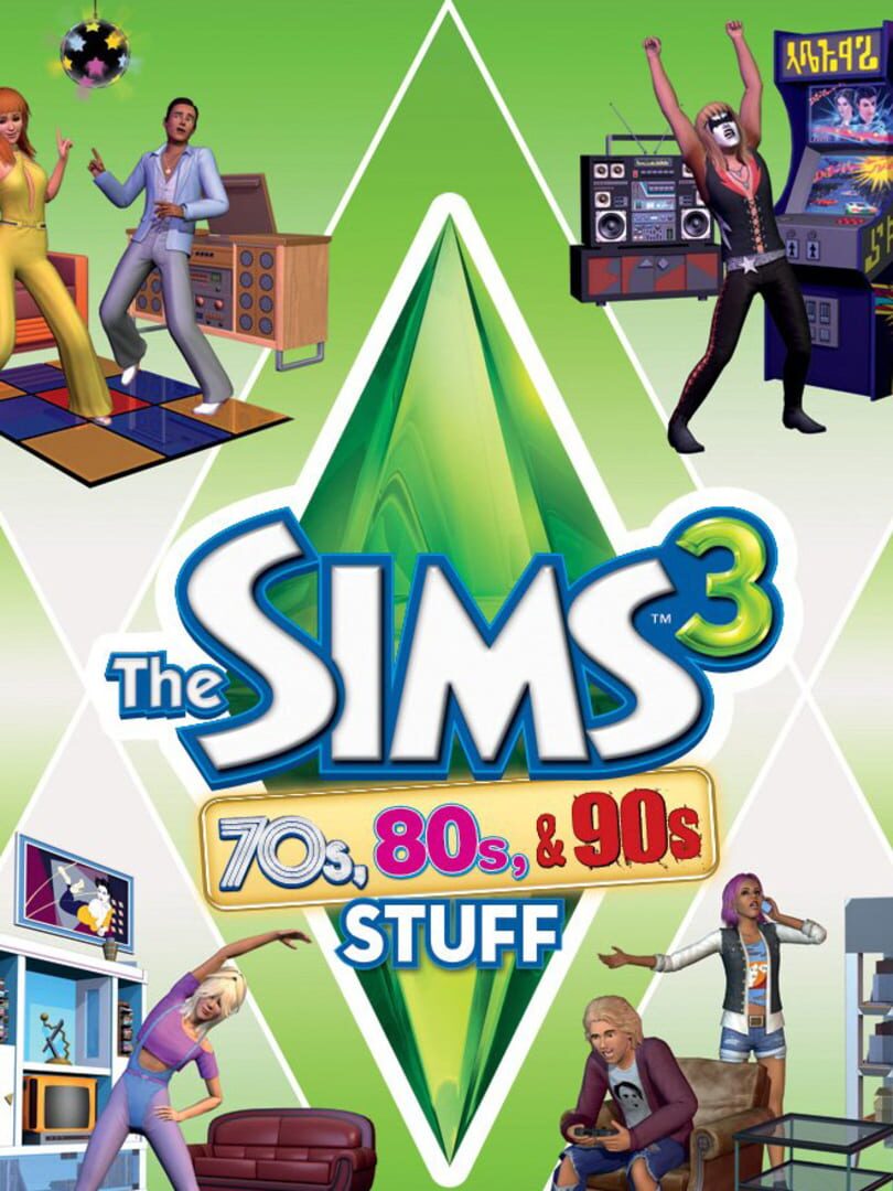 The Sims 3: 70s, 80s, & 90s Stuff カバー