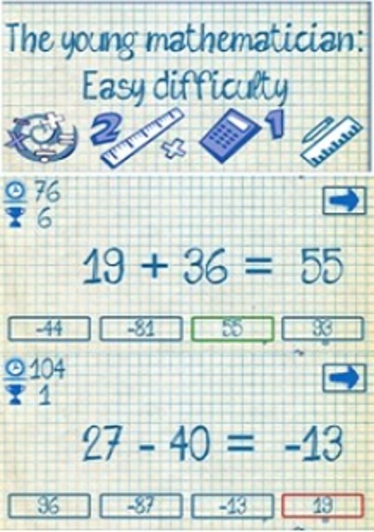 The young mathematician: Easy difficulty Kapağı