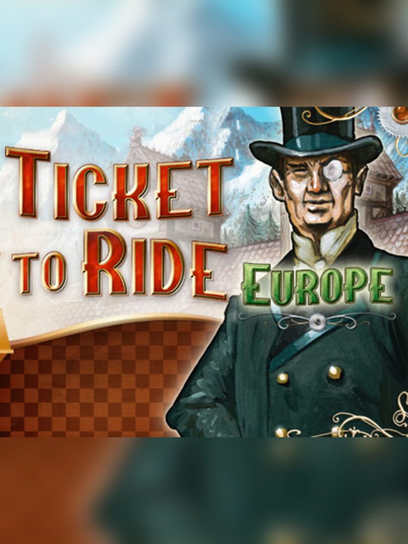 Capa de Ticket to Ride: Europe