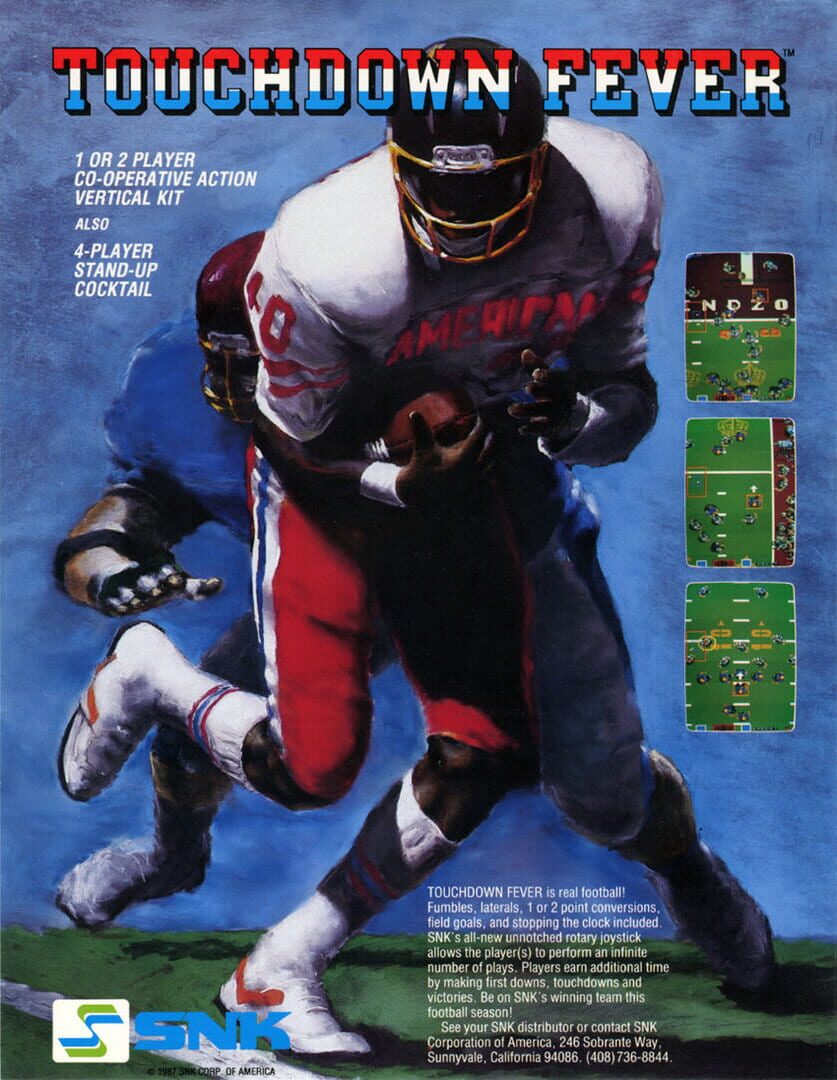 Capa de Touchdown Fever