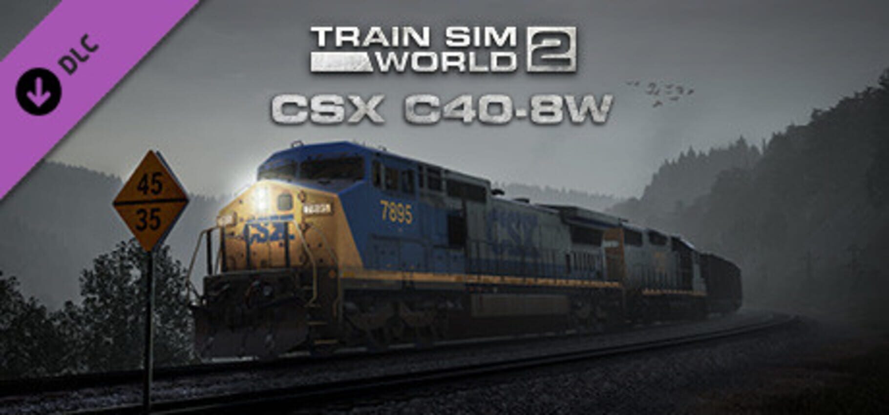 Capa de Train Sim World 2: CSX C40-8W Loco