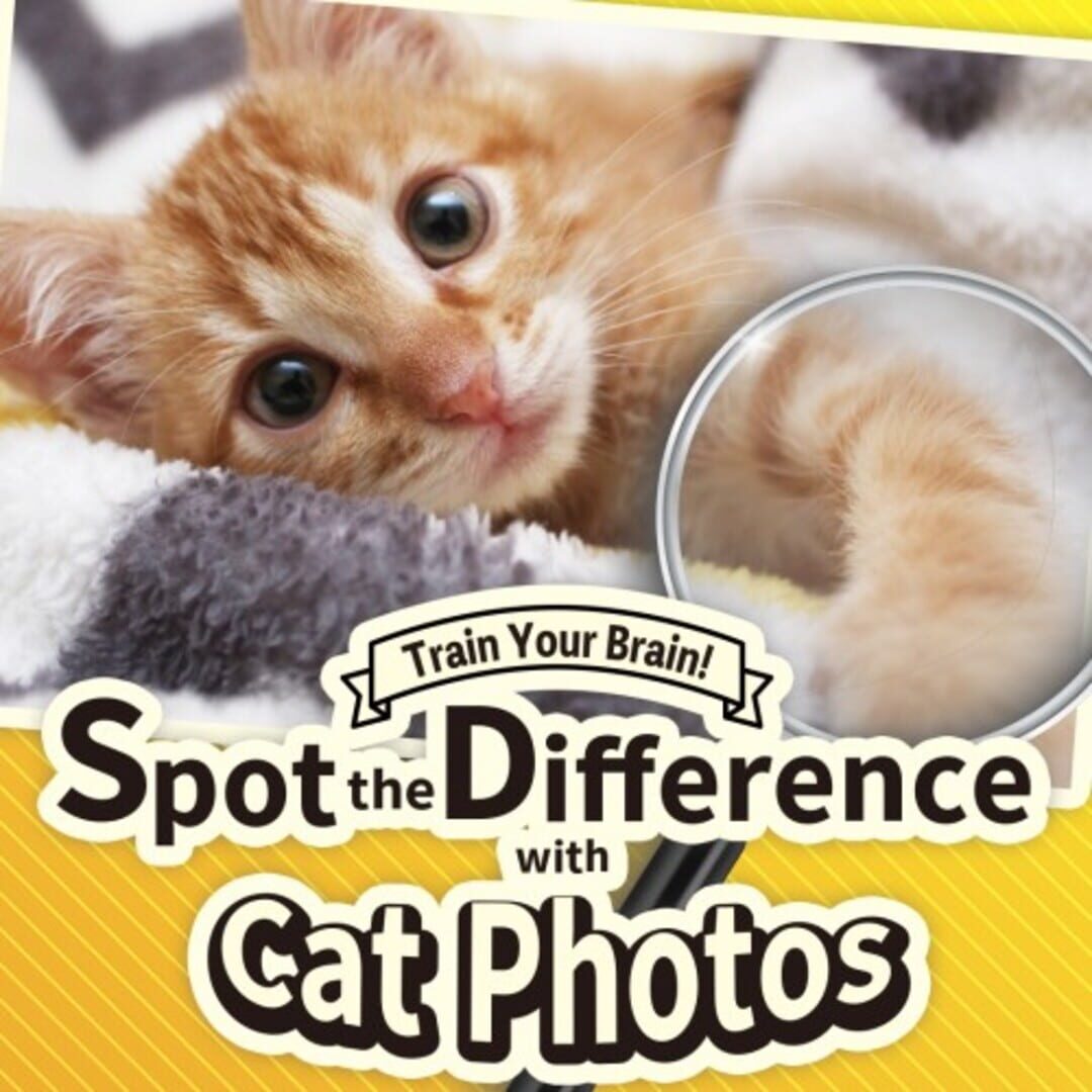 Train Your Brain! Spot the Difference with Cat Photos カバー