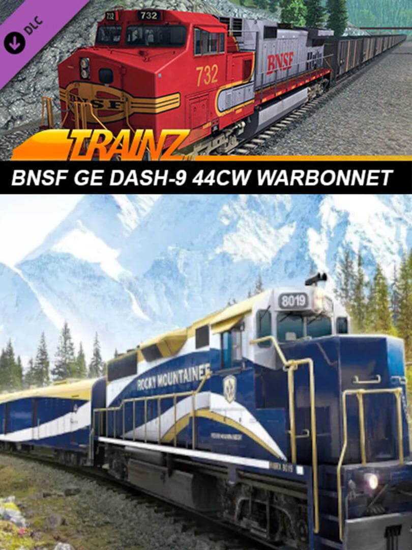 Portada de Trainz Railroad Simulator 2019: BNSF GE Dash-9 44CW Warbonnet