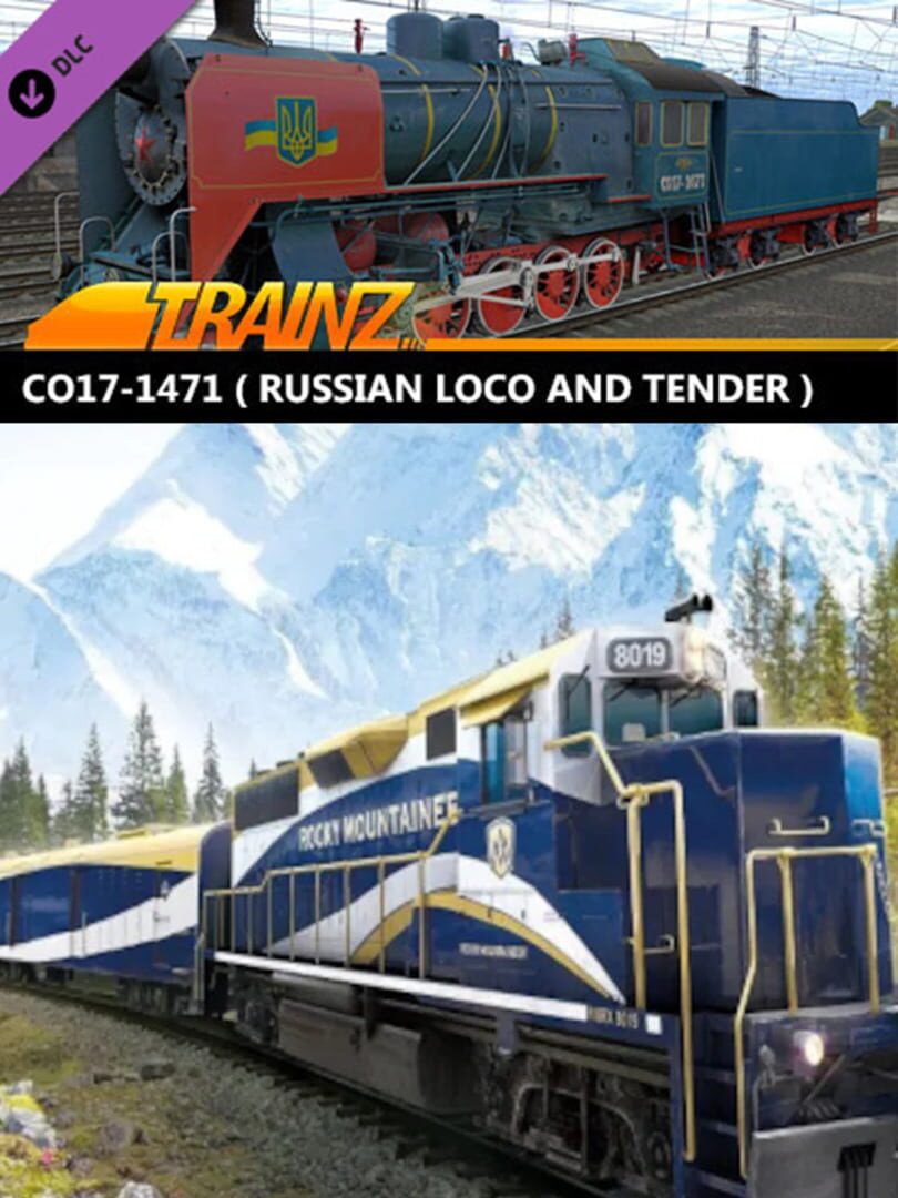 Trainz Railroad Simulator 2019: CO17-1471 Russian Loco and Tender Cover