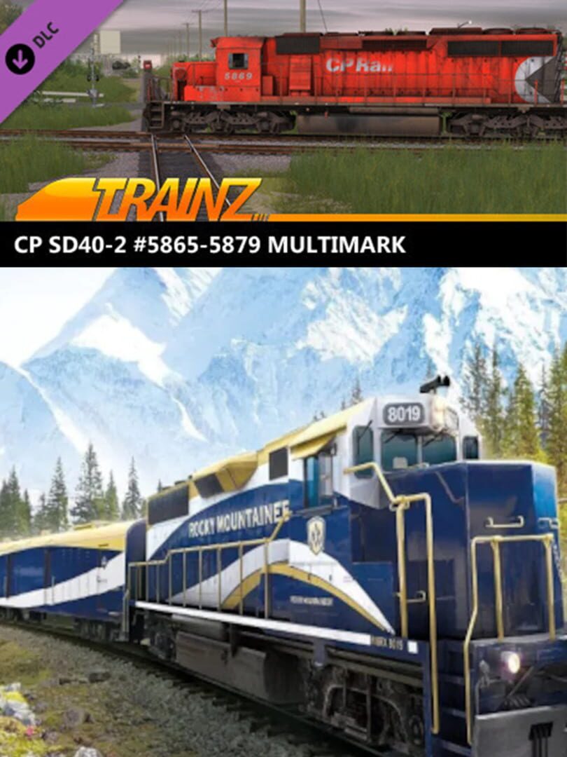 Trainz Railroad Simulator 2019: CP SD40-2 #5865-5879 Multimark カバー