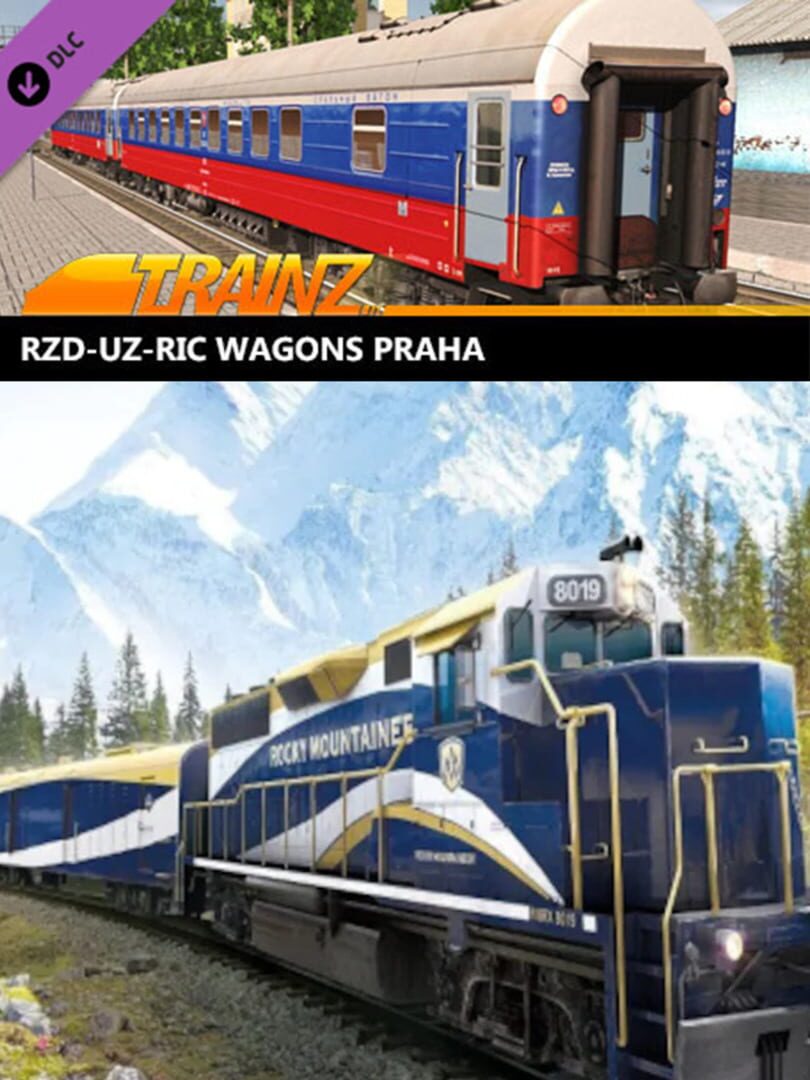 Trainz Railroad Simulator 2019: RZD-UZ-RIC Wagons Praha Cover