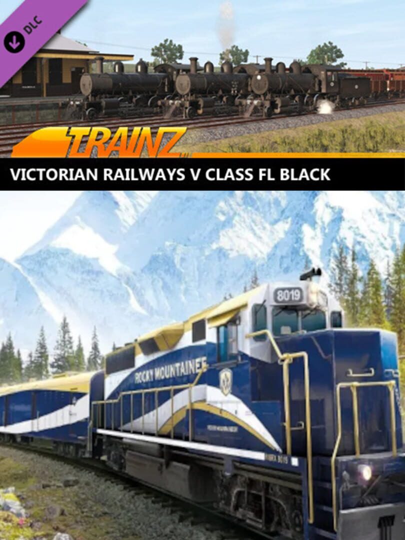 Copertina di Trainz Railroad Simulator 2019: Victorian Railways V Class FL Black