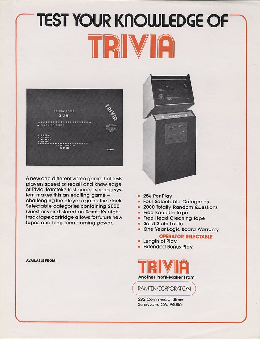 Trivia Cover