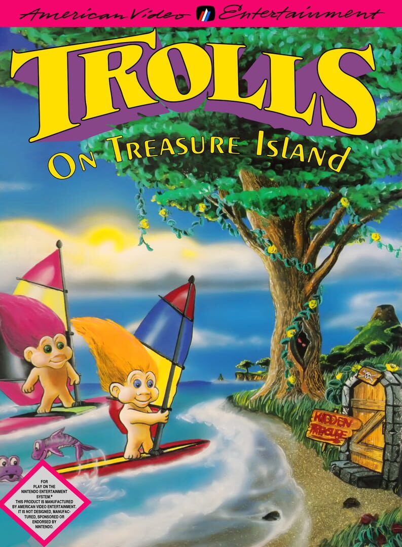 Couverture de Trolls on Treasure Island