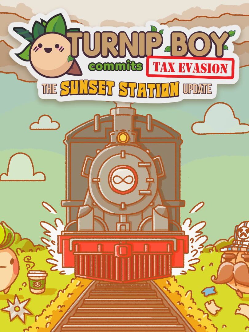 Portada de Turnip Boy Commits Tax Evasion: The Sunset Station Update
