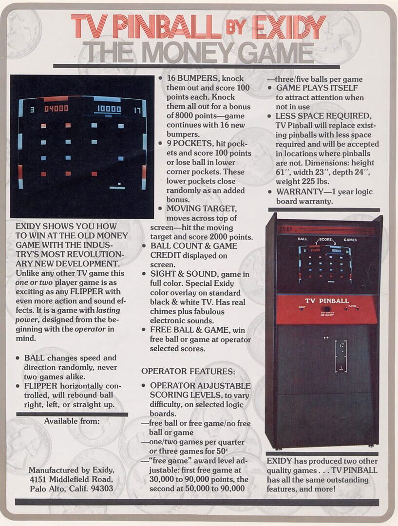 Copertina di TV Pinball