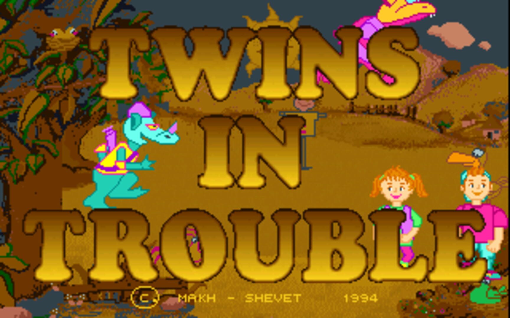 Couverture de Twins in Trouble