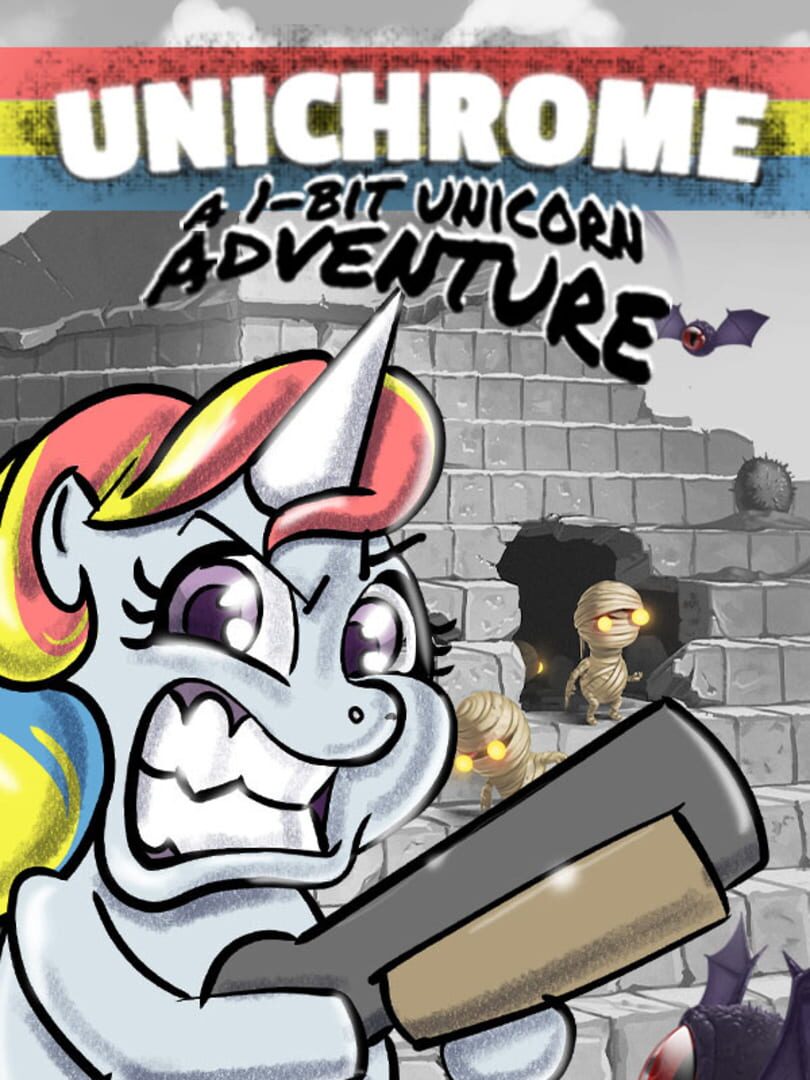 Copertina di Unichrome: A 1-Bit Unicorn Adventure
