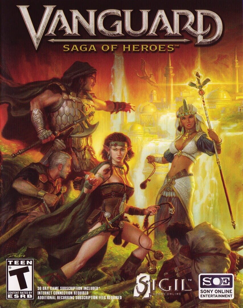 Copertina di Vanguard: Saga of Heroes