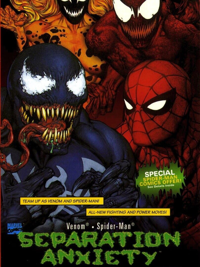 Copertina di Venom/Spider-Man: Separation Anxiety