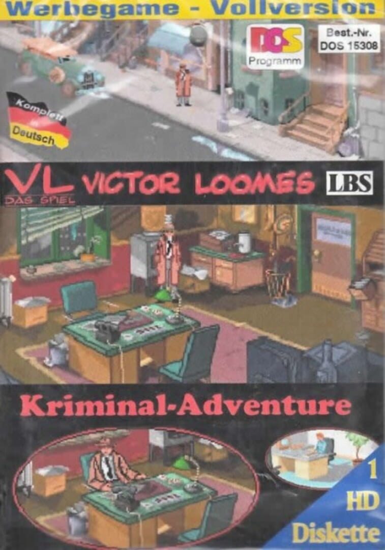 Copertina di Victor Loomes: Das Adventure-Game