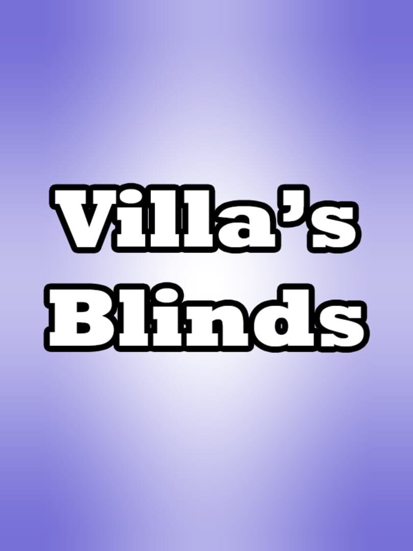 Copertina di Villa's Blinds