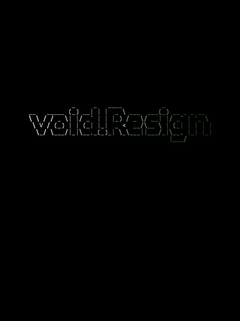 Portada de void.Resign