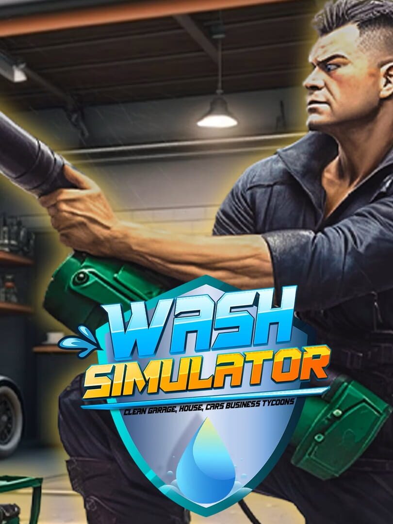 Wash Simulator: Clean Garage, House, Cars Business Tycoons Cover